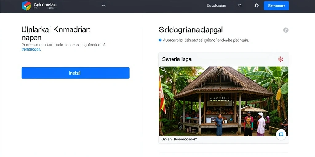 Tampilan antarmuka yang modern dan menarik.