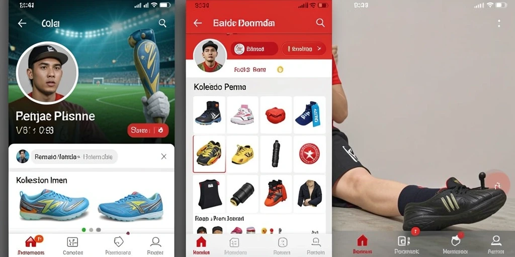 Tampilkan karakter utama dalam aksi seru.