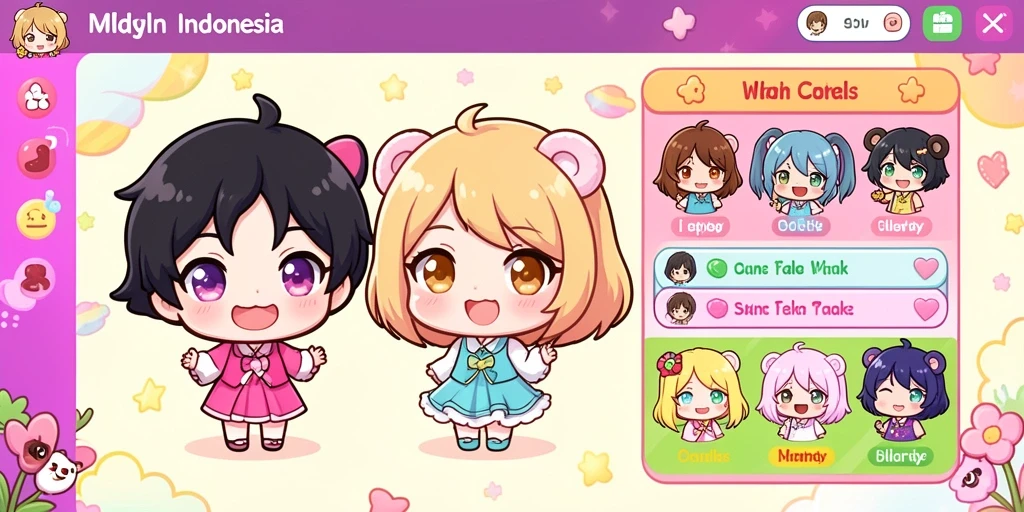 Tampilan permainan slot yang menarik dan warna-warni.