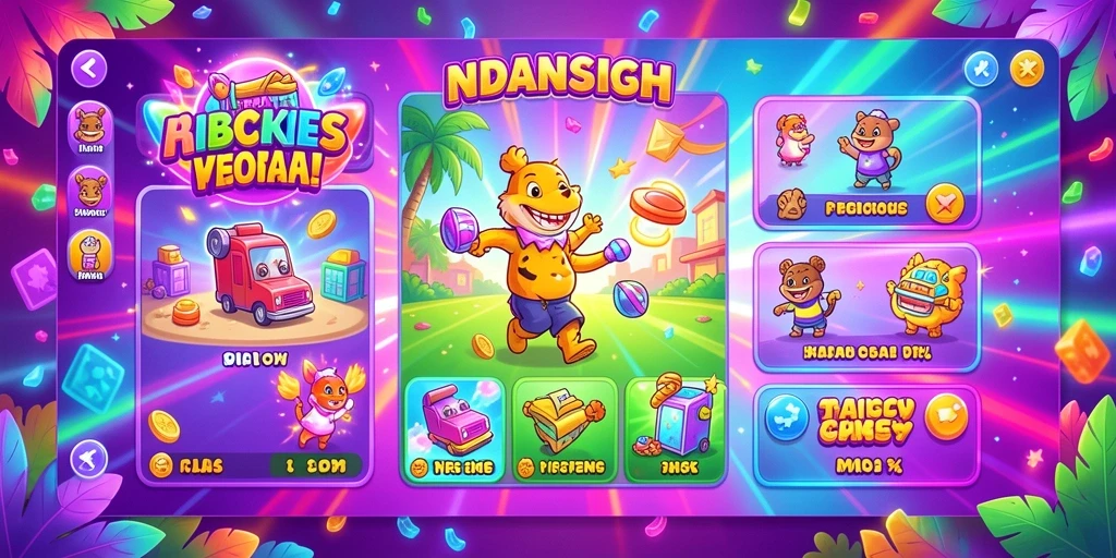 Tampilan menu utama yang menarik dan intuitif.