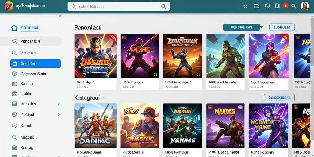 Screenshot menampilkan tampilan awal permainan ZK7.