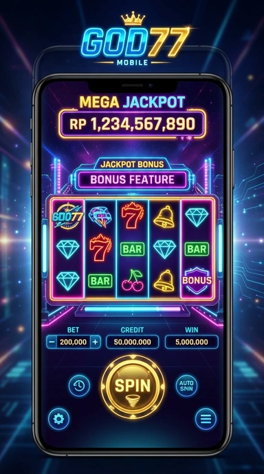 Cuplikan layar menu unduhan god77 untuk perangkat Android